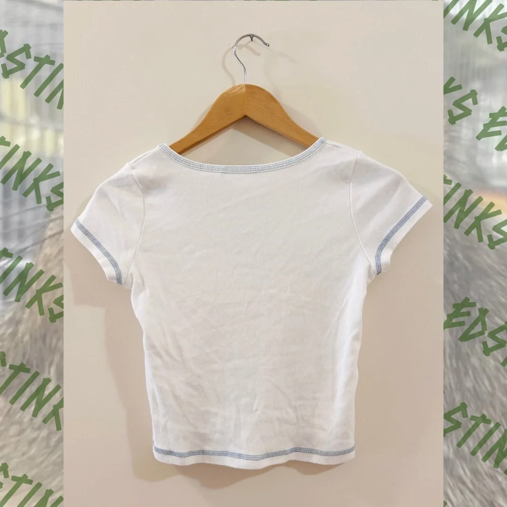Brandy Melville crop top white - Picture 2 of 6